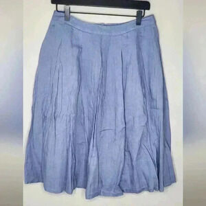 Talbots NWT New Womens Denim Colored Skirt Size 4